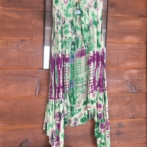 Tye Dye Vest Free Size